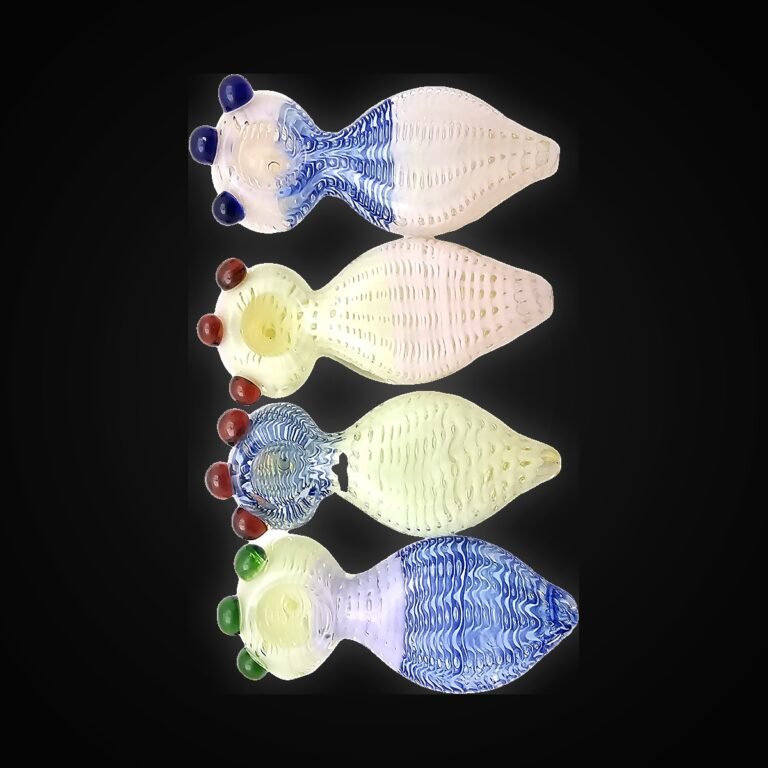Glass pipe 5" asst Glow n Dark
