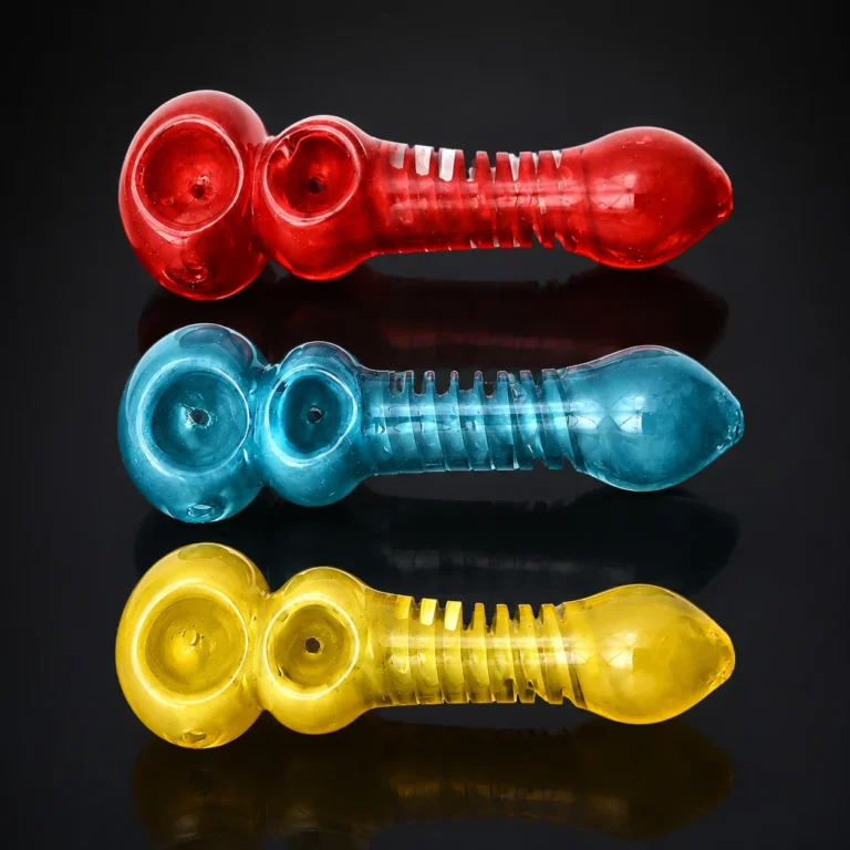 Glass pipe 5" 3 asst