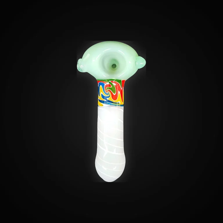 Glass Pipe Glow in Dark 5" asst