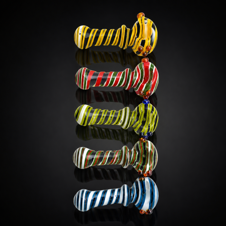 Glass ARTISTIC PIPE 5" 3 asst