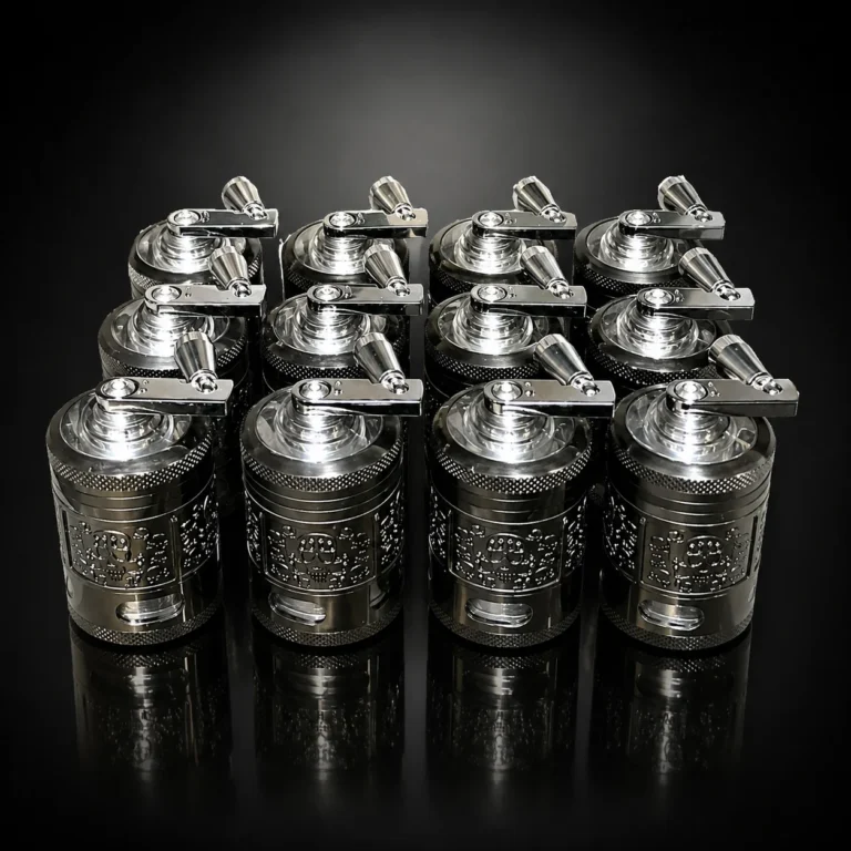 40MM CRANK GRINDER W/ WINDOW. 12PC DISPLAY