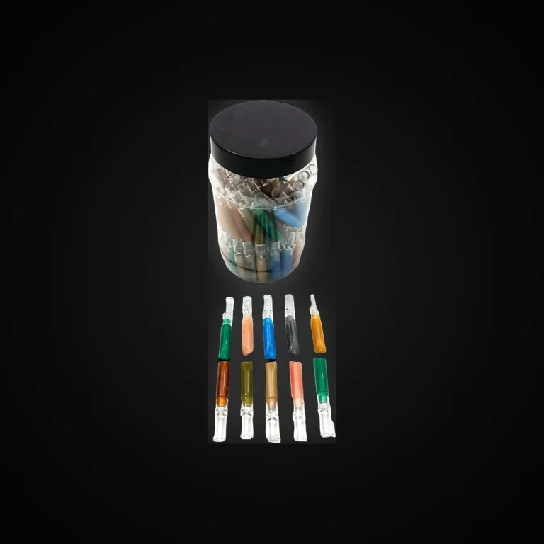 Jar Glass Acrylic one Hitters 100 PCs