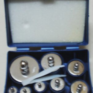 Calibration weight set, stainless steel for accurate measurements