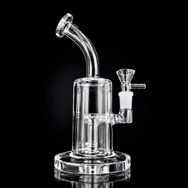 7.5" Bent Neck Inline Water Pipe
