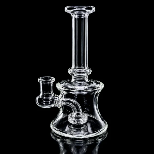 Waterpipe - 6in - Tube Shift - Hourglass Shape - Circular Perc