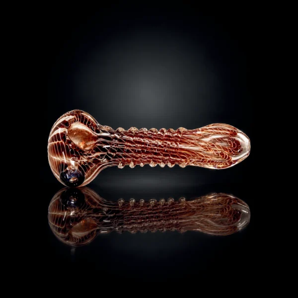 Heavy Twist Hand Pipe Various Colors Flat Mouth 5" ASST