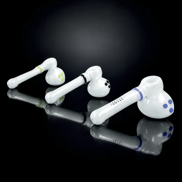 Glass Hammer pipe Glow n Dark 6"
