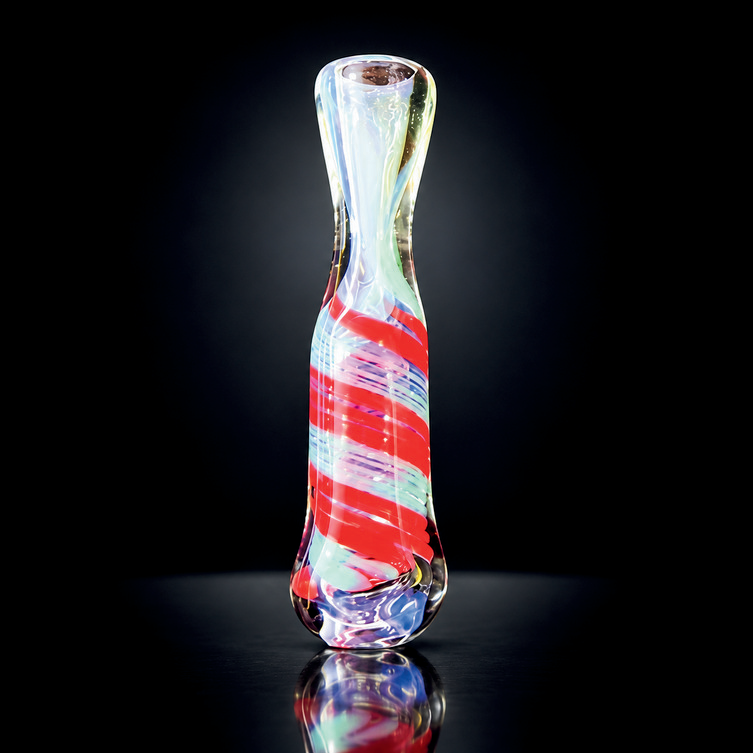 Glass Chillums 4 Asst