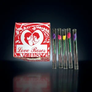 LOVE ROSE 4" Chillums Box of 36 pcs 1.5mm thick