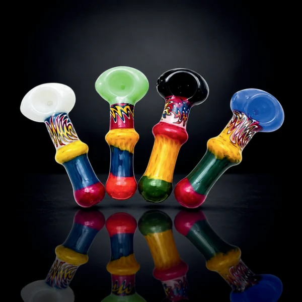 Glass Pipe Artistic 4 1/2' 4 asst