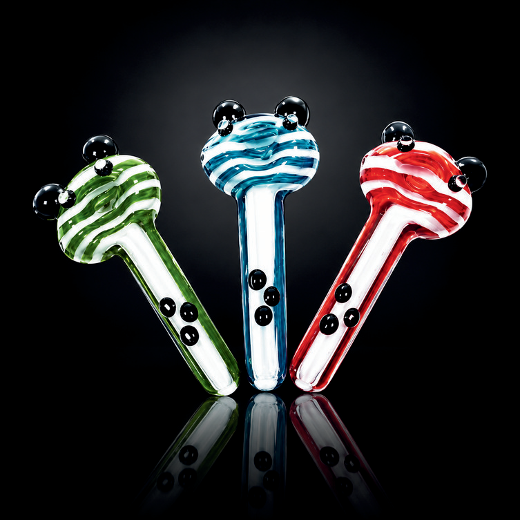 Glass Pipe Artistic Design 5' asst