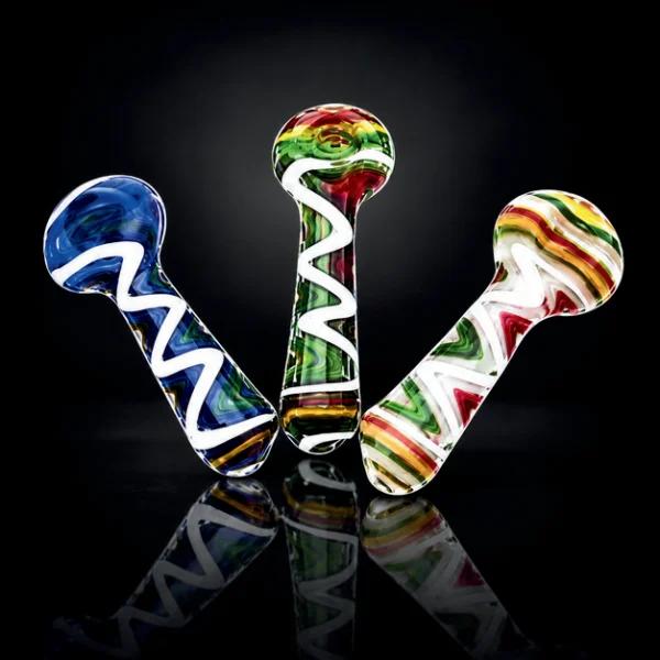 Glass Pipe Artistic Design 5"