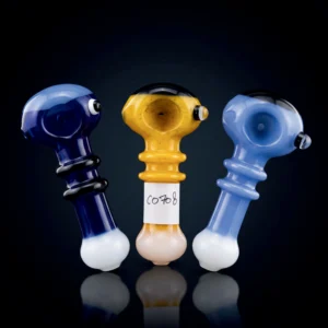 Glass Pipe Artistin design 5" colours 3 asst