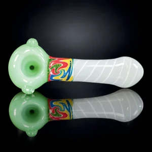 Glass Pipe Glow in Dark 5" asst
