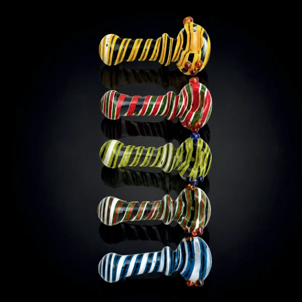 Glass ARTISTIC PIPE 5" 3 asst