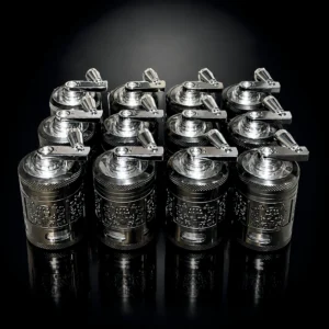 40MM CRANK GRINDER W/ WINDOW. 12PC DISPLAY