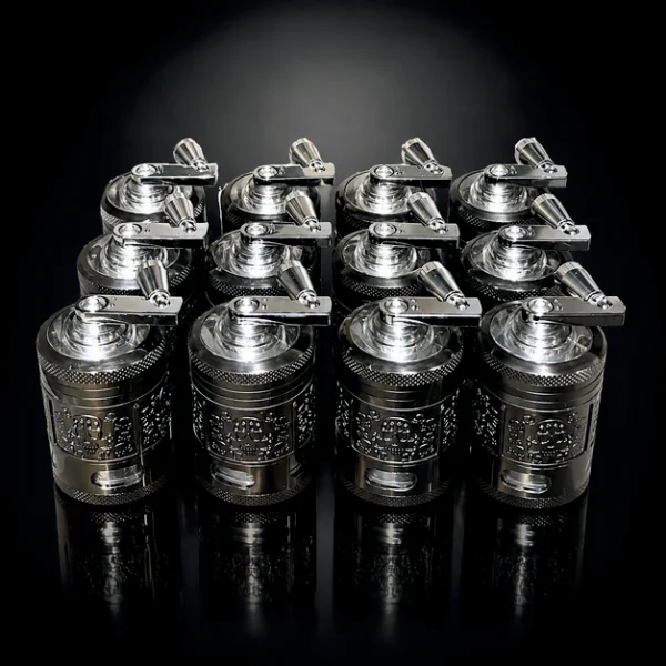 40MM CRANK GRINDER W/ WINDOW. 12PC DISPLAY