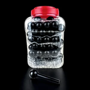 Oil Burners 6" Black Jar of 60 pcs