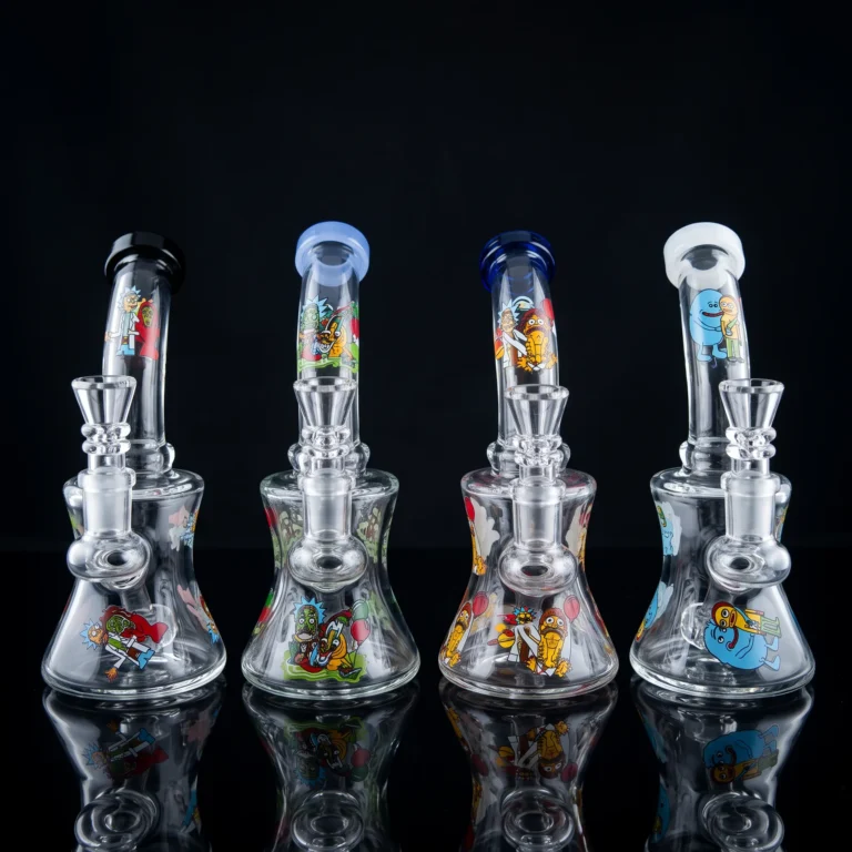 Water Pipe 6" Ricky n Morty 4 asst