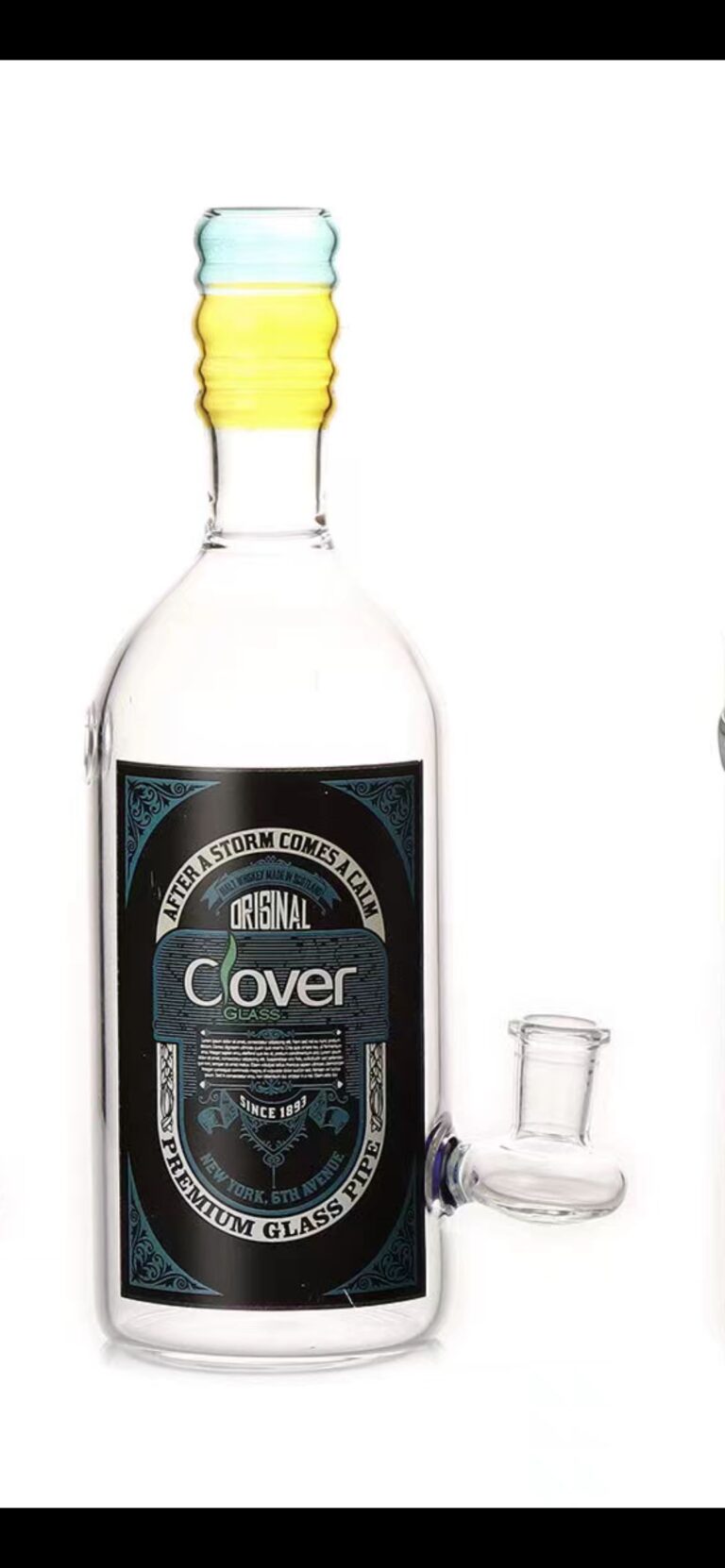 Liqueur Bottle 9" water pipe