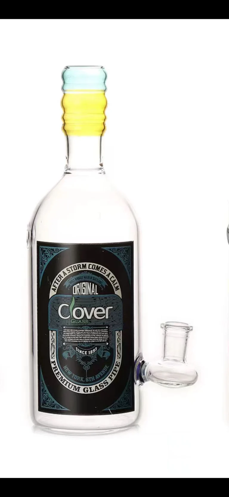 Liqueur Bottle 9" water pipe