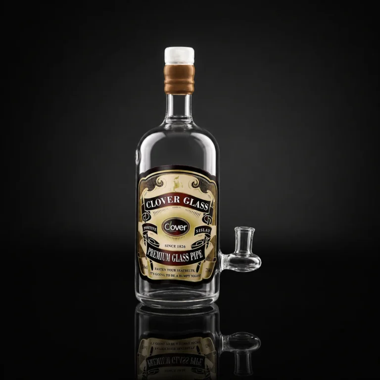 Liqueur Bottle 9" water pipe