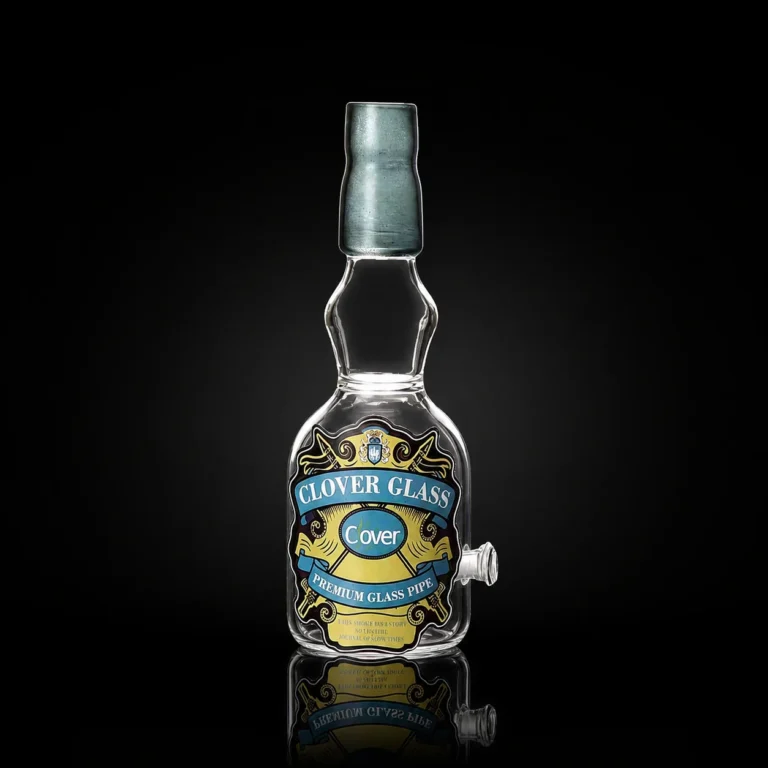 Liqueur Bottle 9" water Pipe