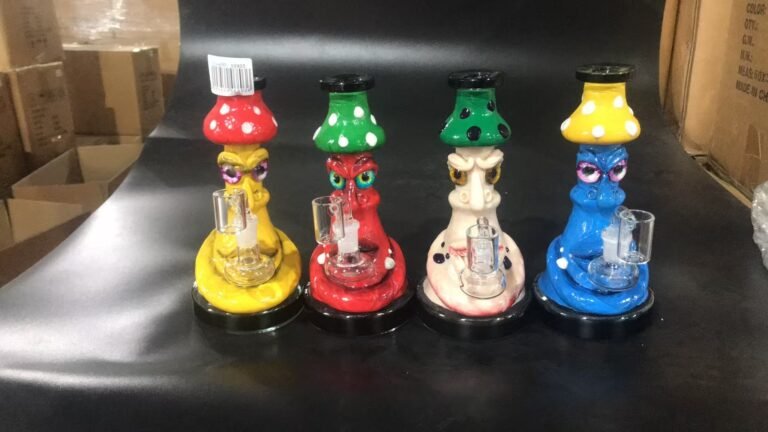 WATER PIPE W/3D RESIN 8"