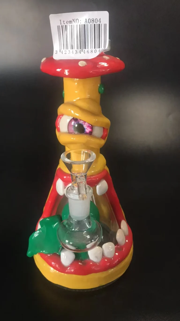 WATER PIPE W/3D RESIN ASST 8"