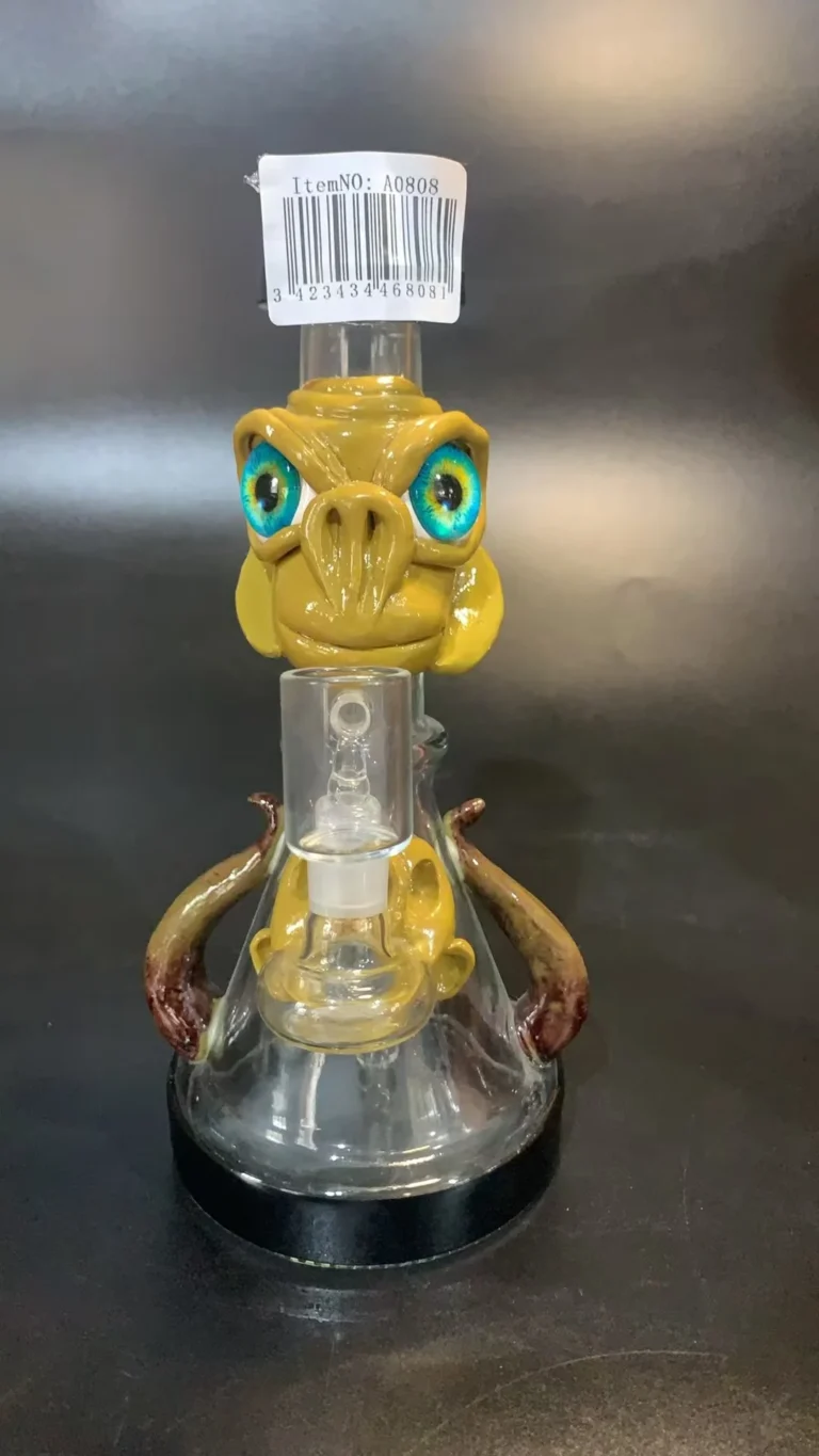 WATER PIPE W/3D RESIN 8.5"