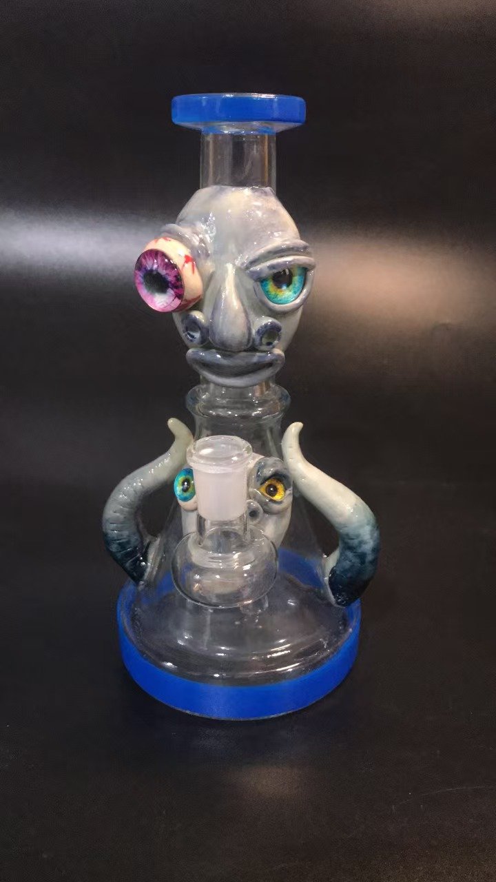 WATER PIPE W/3D RESIN 8.5"
