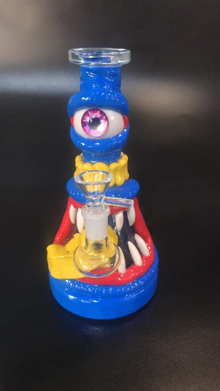 WATER PIPE W/3D RASIN 8.5"
