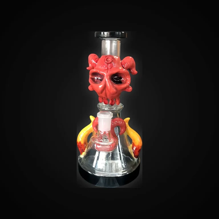 WATER  PIPE W/3D RESIN 8.5"