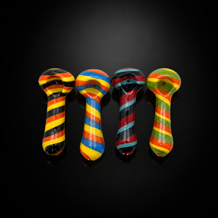Glass Pipe $' Artistic Stripes ASST