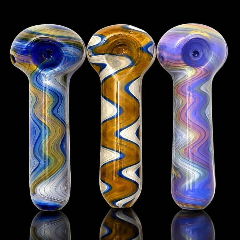Glass Hand Pipe 5"Artistic Design