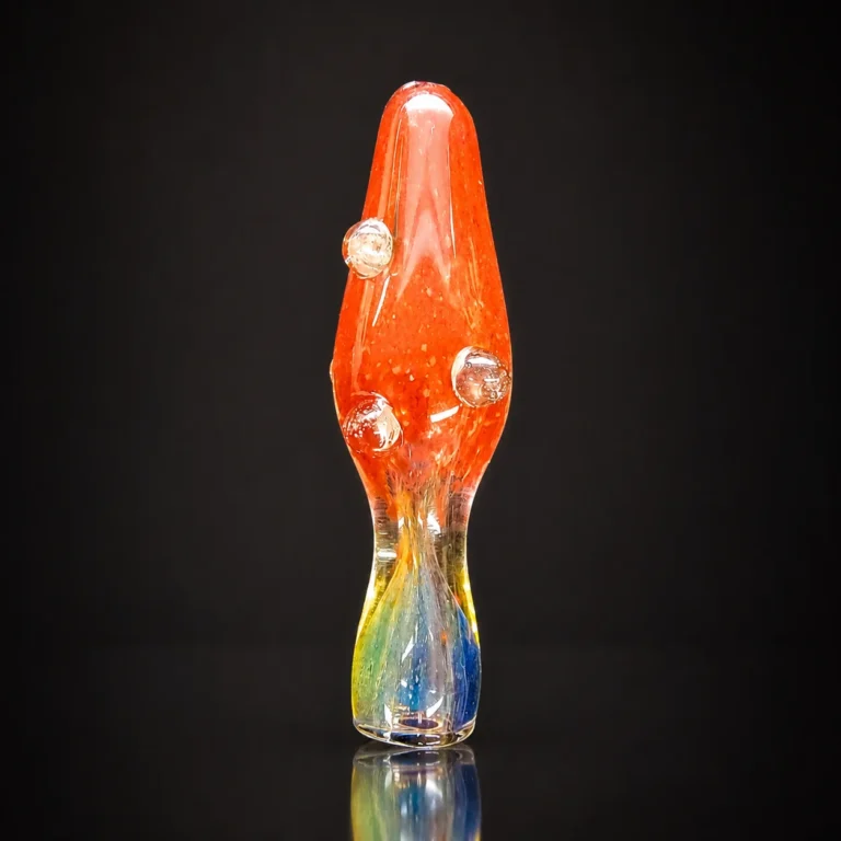 Glass Chillum 3" 4 Asst