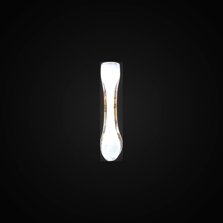 GLASS CHULLUMS 3" GOLD ASST