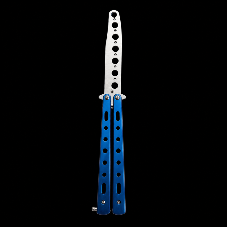 KNIVES BUTTERFLY 10" blue color
