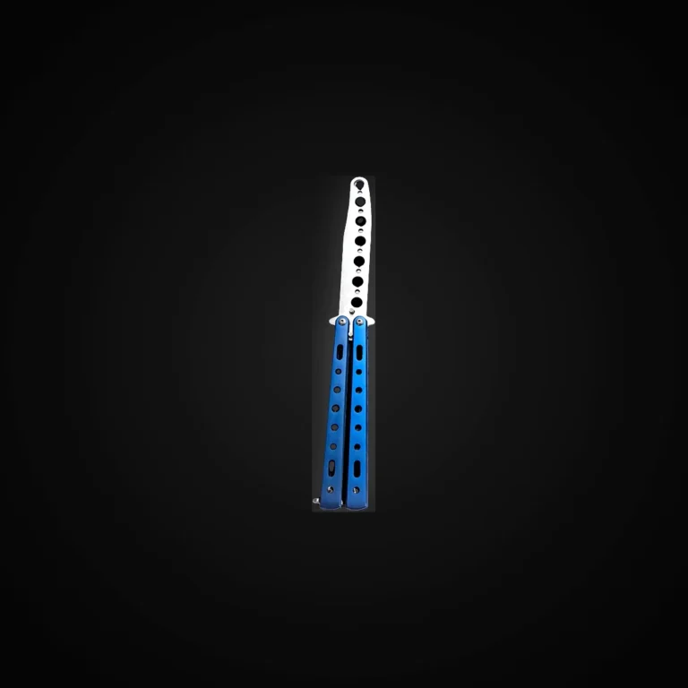 KNIVES BUTTERFLY 10" blue color