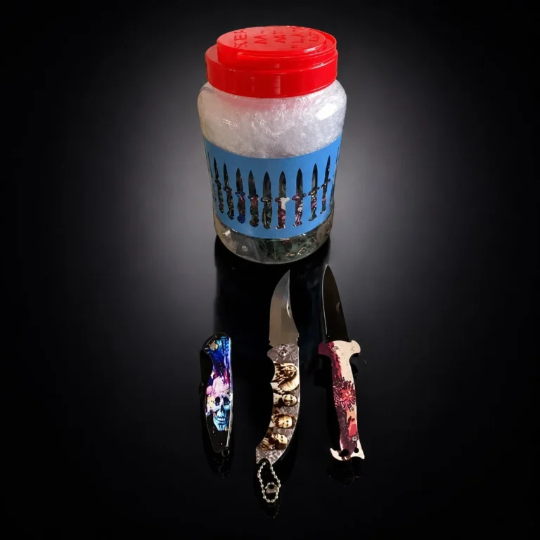 Knives 5 asst in a jar 24 pcs