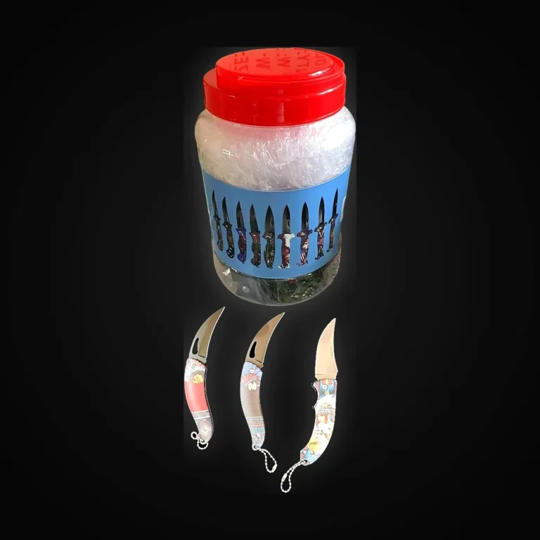 Knives 5 asst in a jar vtotal 24 pcs