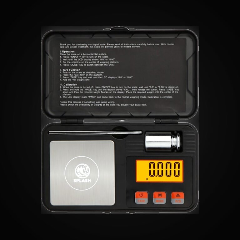 SPLASH Scale 50g/0.001g With Calibration Weight