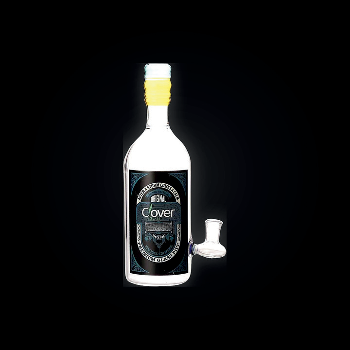 Waterpipe - 9in - Novelty Liquor Bottle - White Label Design
