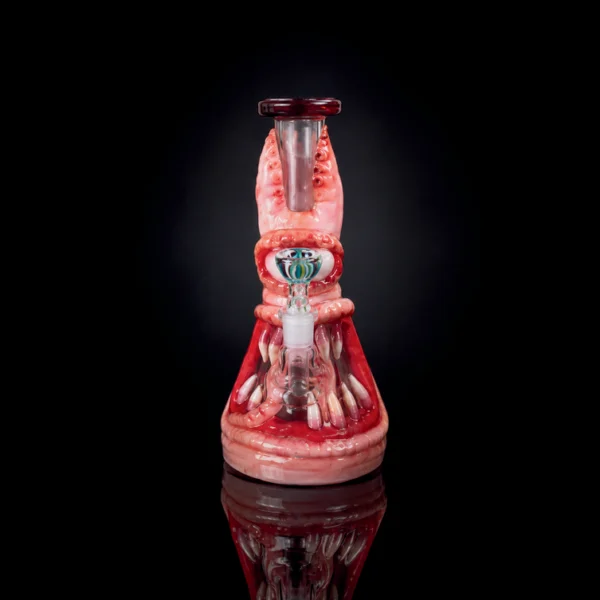 Waterpipe - 8in - Fanged Creature 3D Resin Design