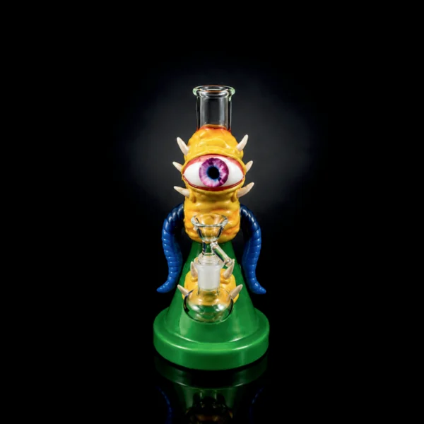 Waterpipe - 8.5in - Spiked Cyclops 3D Resin Design