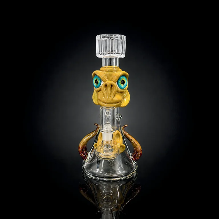 Waterpipe - 8.5in - Owl Character 3D Resin Design