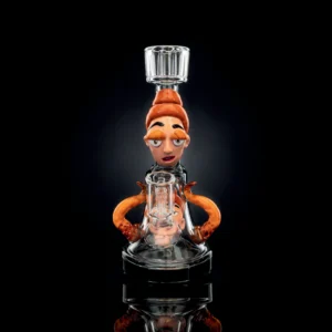Waterpipe - 8.5in - Cartoon Woman 3D Resin Design
