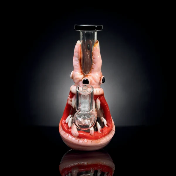 Waterpipe - 8.5in - Long-Eared Rabbit Creature 3D Resin Design