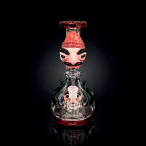 Waterpipe - 8.5in - Mustached Character 3D Resin Design