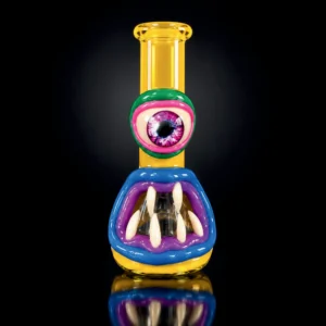 Handpipe - 5in - Polyresin 3D - Big Mouth Cyclops - Asst. Colors